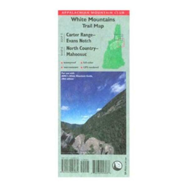 Globe Pequot Press White Mountain Map Carter Range - Appalachian Mountain Club 601693